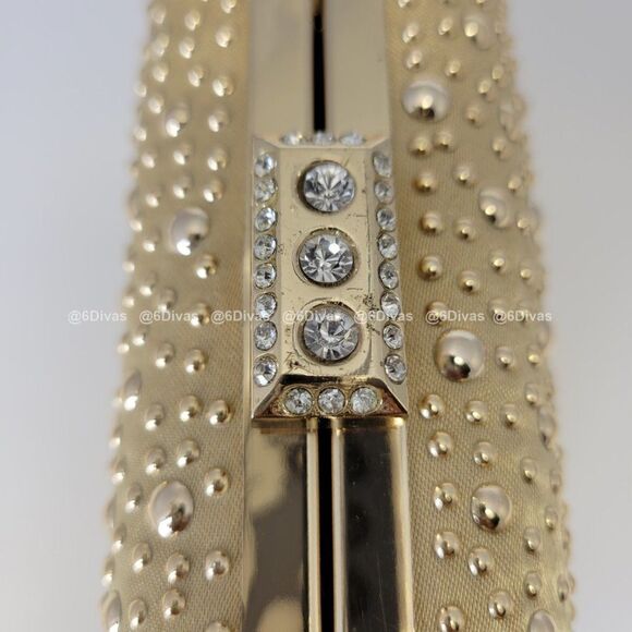 Elegant Gold Evening Clutch Purse - Picture 7 of 10